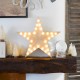 Lampada Stella in Legno per decorazione