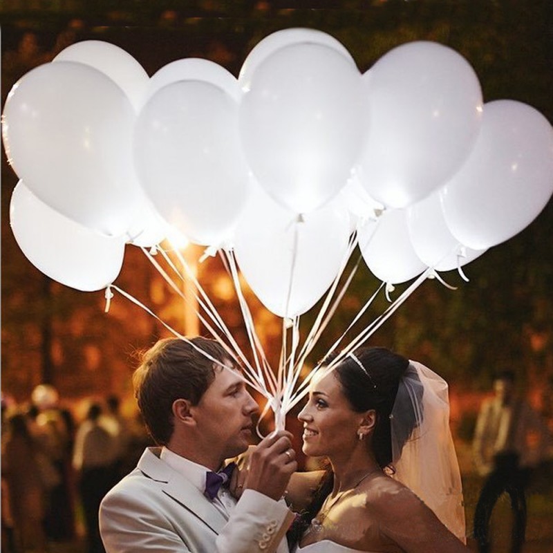 20 pezzi, palloncini di elio palloncini led palloncini colorati, luminosi  palloncini di elio per la decorazione di nozze di partito un'alta qualità