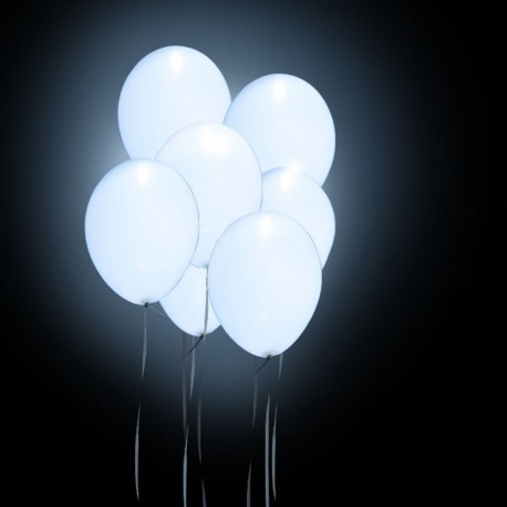 White LED balloons