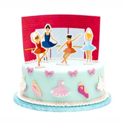Set decorazione per torta Ballerina