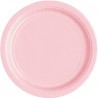 Light Pink Paper Dinner Plates