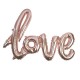 Palloncino foil "Love" rose gold
