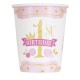 Pink and Gold Cups