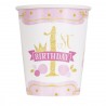 Pink and Gold Cups