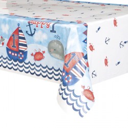 Nautical 1st Birthday Tablecover