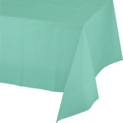 Mint Green Plastic Tablecover