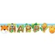 Jungle Animals Friends Happy Birthday Banner