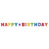 Festone Compleanno "Happy Birthday" Arcobaleno