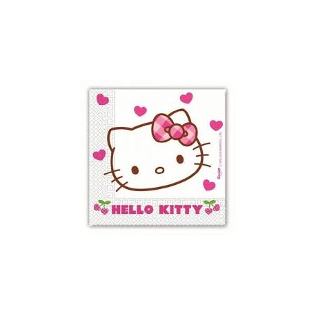 Hello Kitty Hearts Napkins