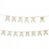 Ghirlanda bandierine Pastel Happy Birthday