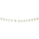 Festone bandierine Pastel Happy Birthday 3,5m