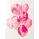 Pink Marble Effect Balloons Bouquet