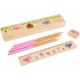 Wooden pencil case Pink
