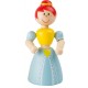 Wooden flexible Princess - blue skirt