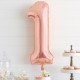 Palloncino foil gigante 1 anno Oro Rosa - Primo Compleanno