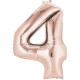 4 Rose Gold SuperShape Foil Balloon