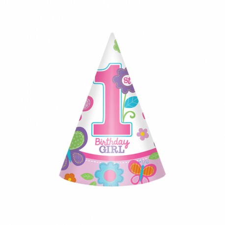 Butterfly First Birthday Hats
