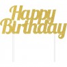 Cake topper Happy Birthday