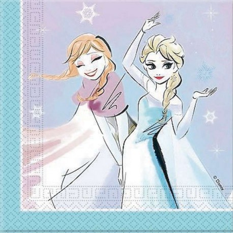 Tovaglioli Frozen Sparkle per Festa compleanno a tema Frozen