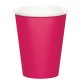 Bright Pink Paper Cups