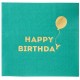 Happy Birthday Foil Napkins