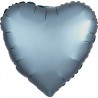 Satin Blue Heart Foil Balloon