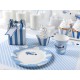 Set Scatolette Righe Blu to complete Little Airplane table set
