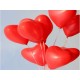 Red Heart Balloons Bouquet