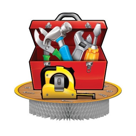 Centrotavola Scatola degli Attrezzi Handyman