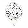 Palloncini Trasparenti a Pois Neri