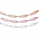 Pastel Mix Paper Garland pink, peach and white