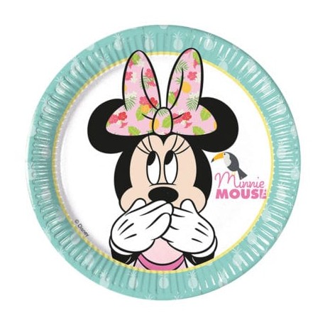 Minnie Tropical Dessert Plates