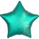 Satin Green Star Foil Balloon