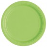 Piatti Carta Verde 23cm 8pz
