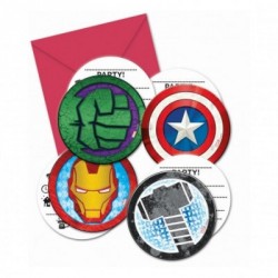 Avengers Party Invitations
