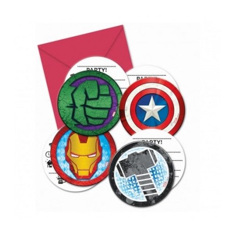 Inviti Compleanno Avengers