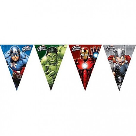 Festone Bandierine Avengers
