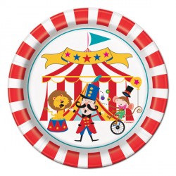 Circus Carnival Dessert Plates