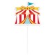 Circus Tent Cake Topper