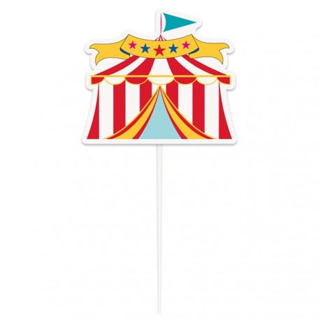 Circus Tent Cake Topper