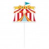 Circus Tent Cake Topper