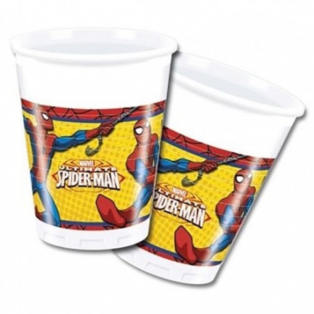 Ultimate Spiderman plastic Cups