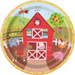Farm Party Plates