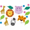 Jungle Animals Mini Confetti