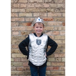 Medieval Knight Tunic & Crown Set 4 - 6 years