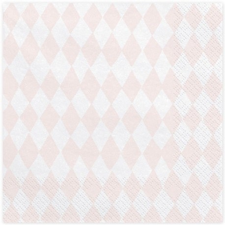 Tovaglioli Rombi Rosa