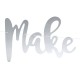 Banner "Make a Wish" in carta specchiata