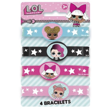 Braccialetti LOL Suprise 4pz