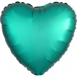 Teal Heart Foil Balloon