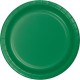 Emerald Green Paper Dessert Plates